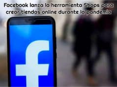 Facebook lanza la herramienta Shops para crear tiendas online durante la pandemia telefono-movil-donde-se-ve-el-logo-de-facebook
